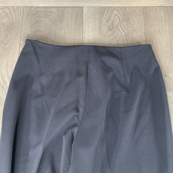 Travel Smith Pants Womens Size 8 Black Slacks Hidden Hip Zip Button Close Pleats - Picture 6 of 8